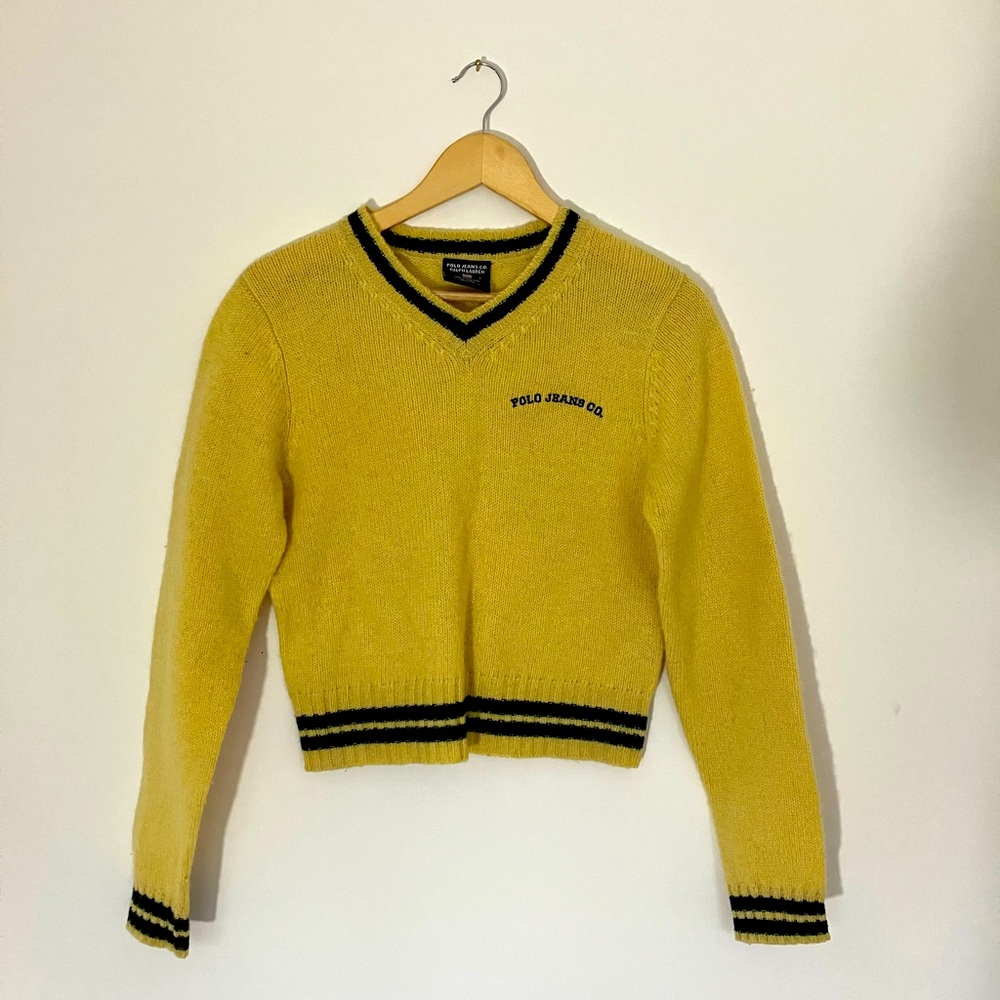 Vintage Ralph Lauren Polo Sweater- 100% Wool